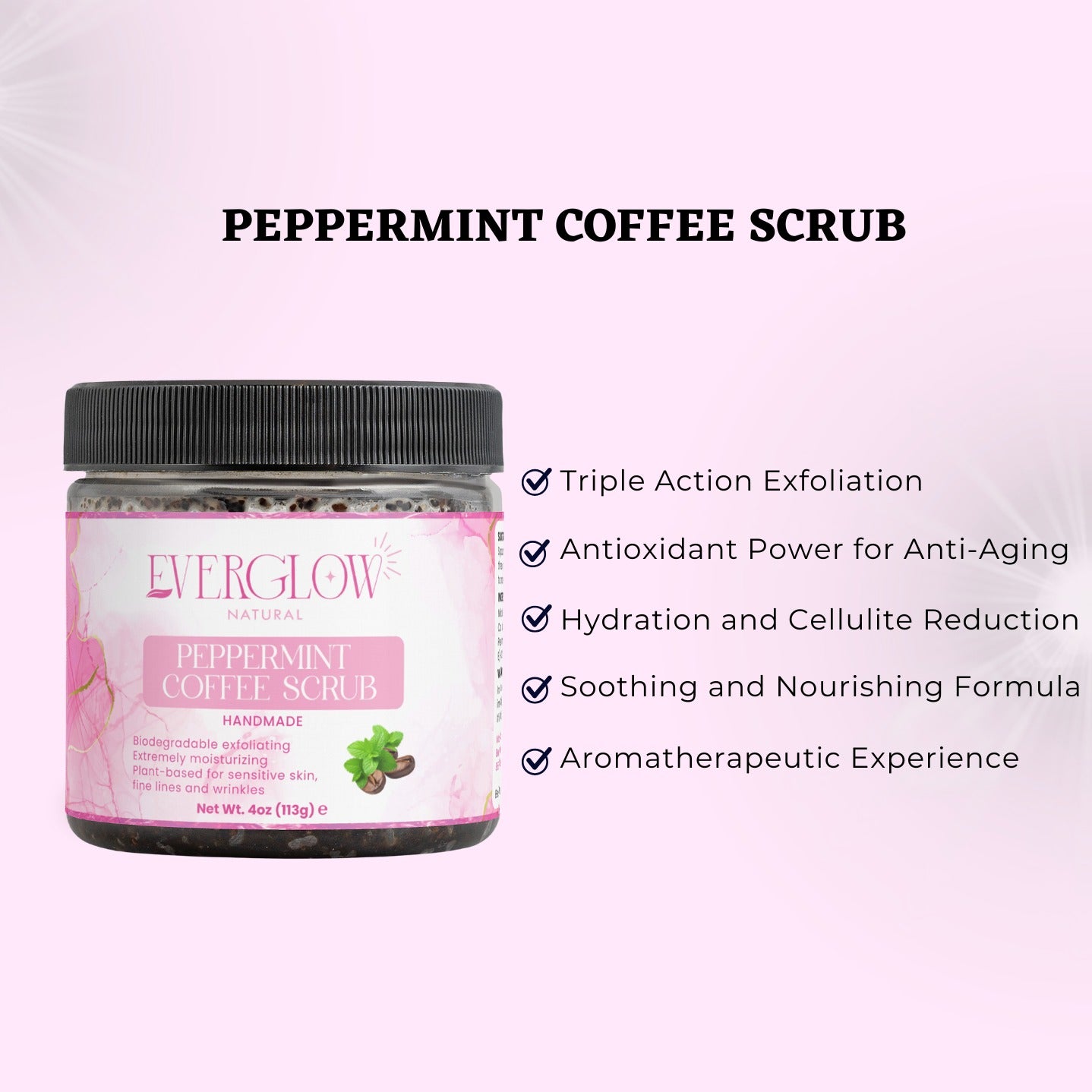 Peppermint Coffee Scrub